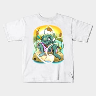 samurai frog Kids T-Shirt